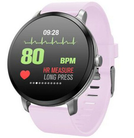 Bratara Fitness iUni V11, Display 1.3 inch Full Color OLED, Pedometru, Monitorizare Puls, Notificari